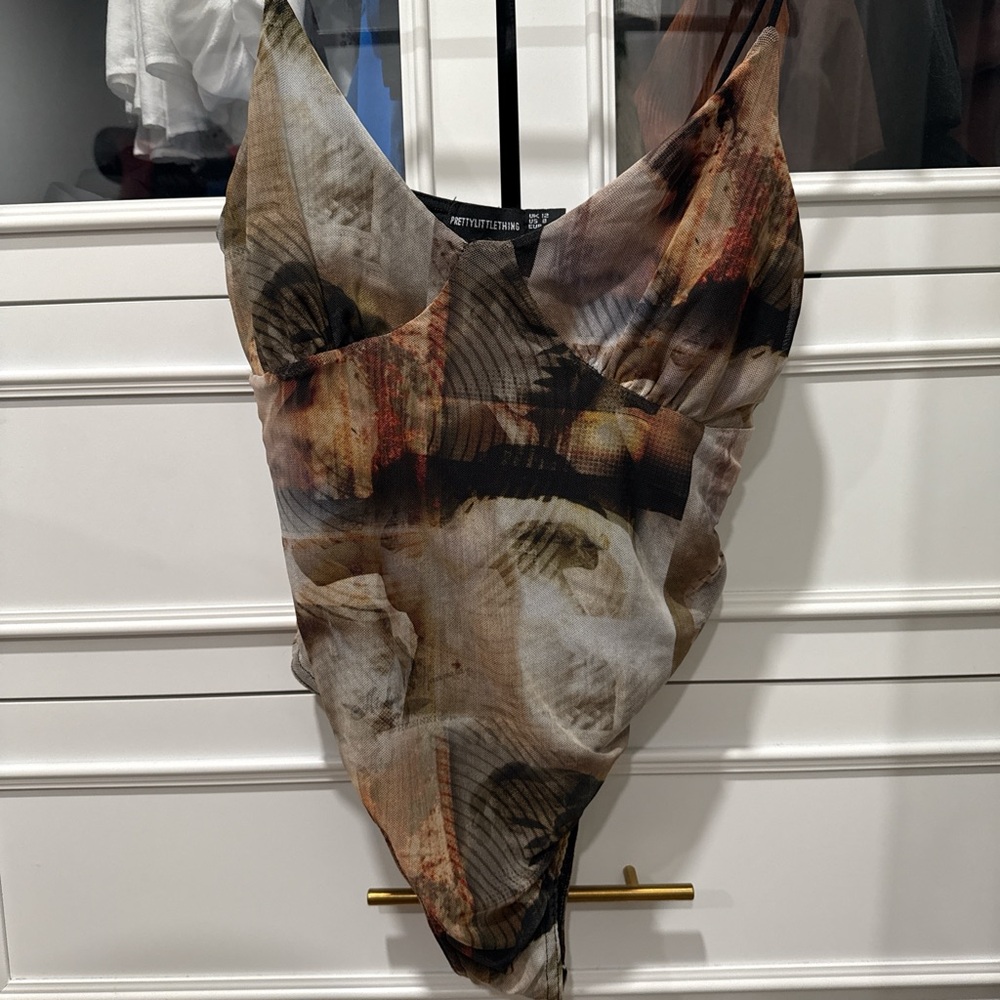 PrettyLittleThing Multicolor A-Line Skirt